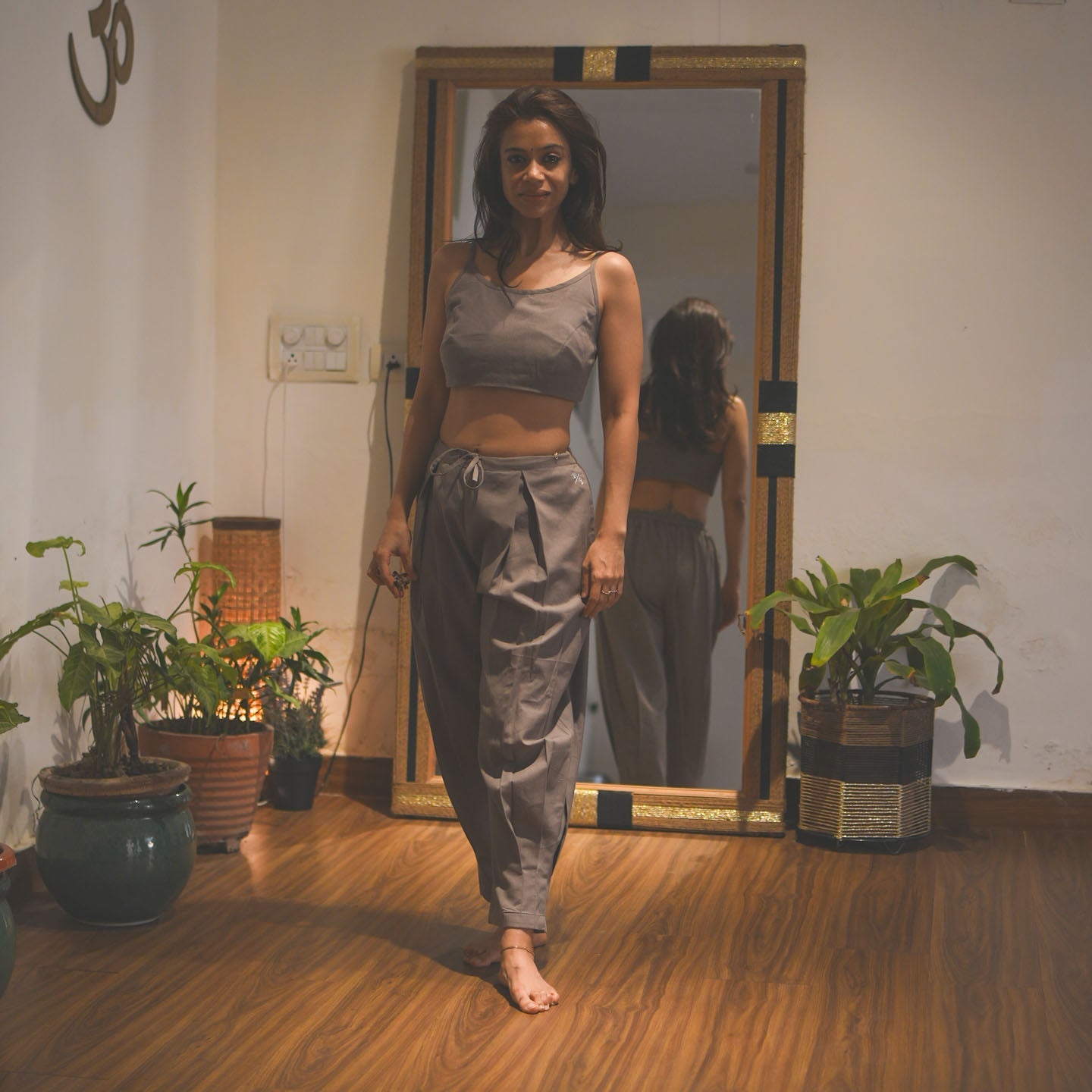 Sama Matching Set - Women's Yoga Matching Set - Muted Plum