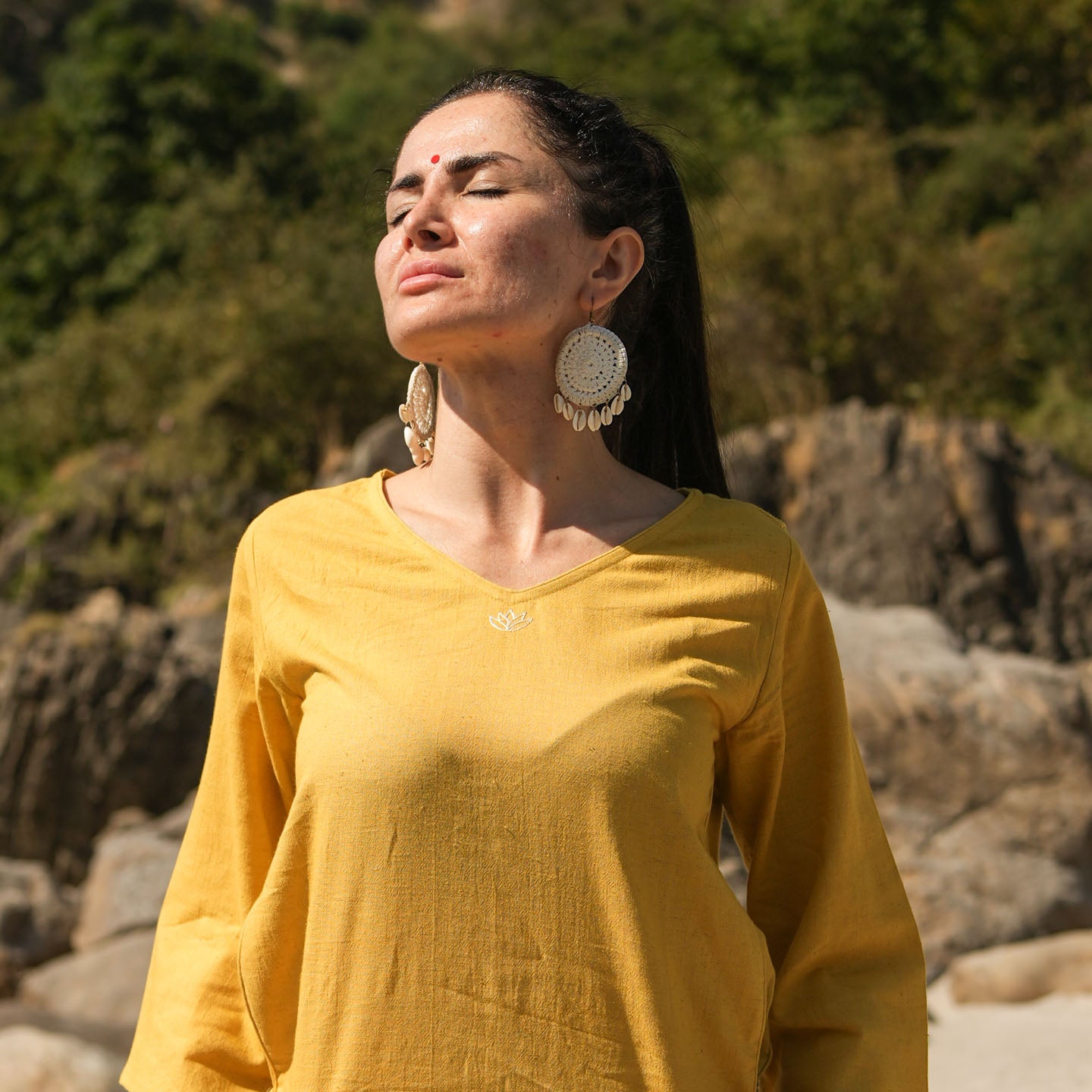 Surya Matching Set - Women's Yoga Matching Set - Yellow