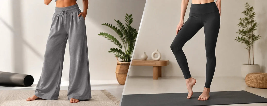Wide-Leg vs. Fitted Yoga Pants: Which Should You Choose