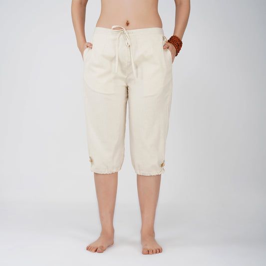 Prana Pant - Women's Cotton Yoga Pants - Unbleached