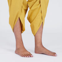 Akasha Pant - Women's Cotton Yoga Pants - Yellow