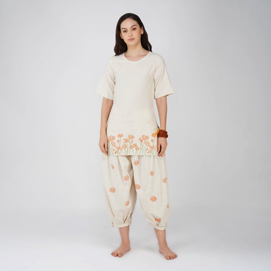 Chakra Matching Set - Women's Cotton Matching Set - Hand Block Printed