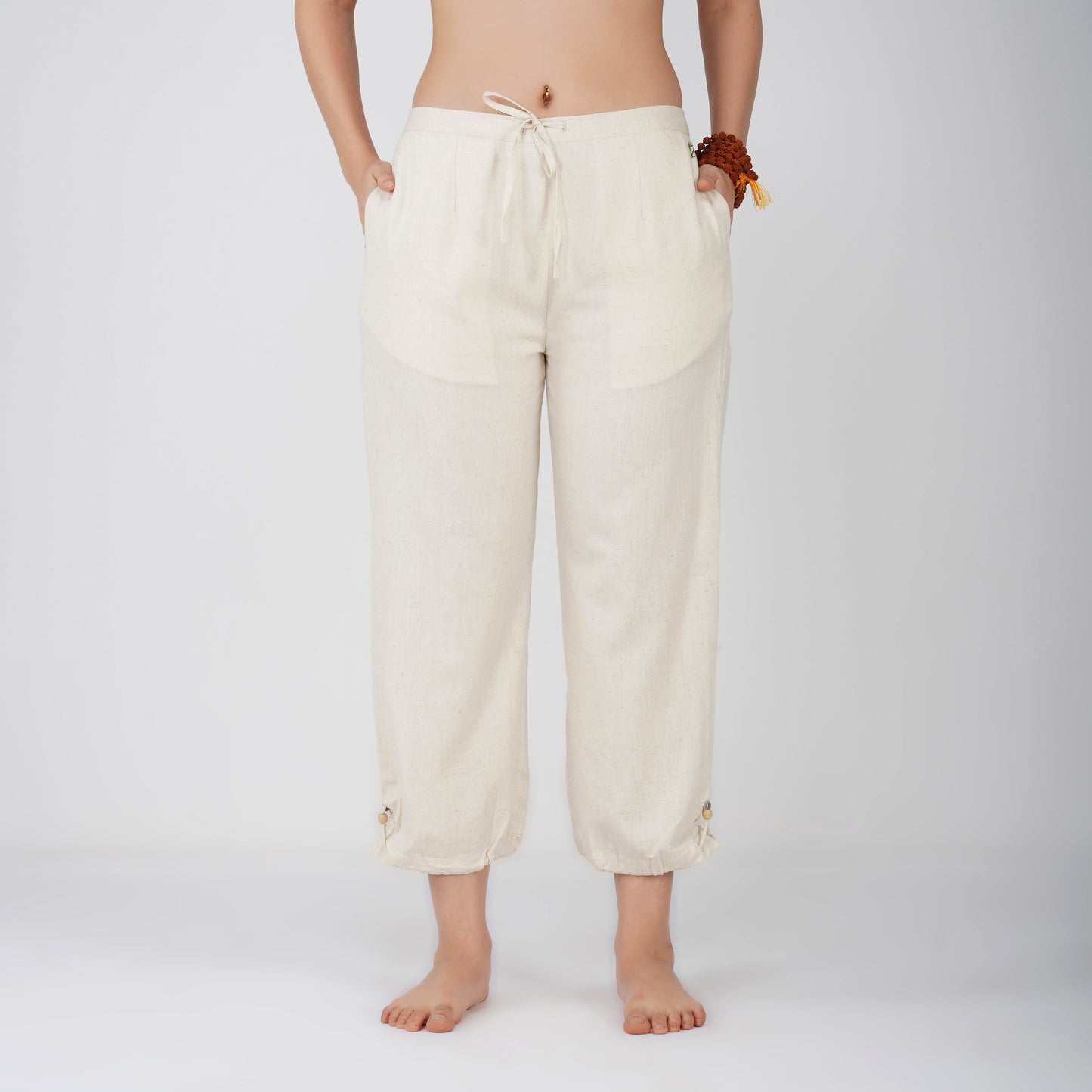 Ananda Matching Set - Women's Yoga Matching Set - Unbleached