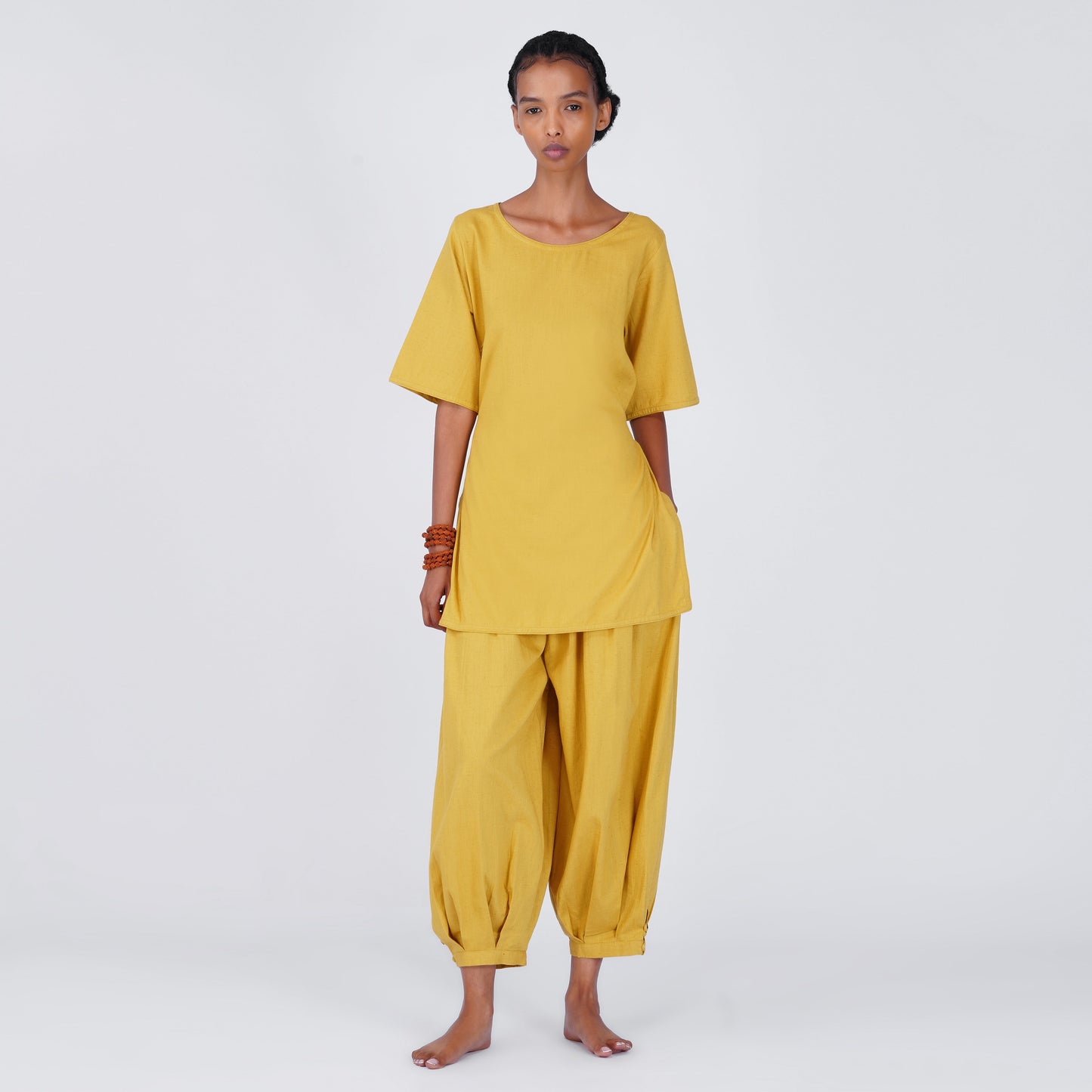 Chakra Matching Set - Women's Yoga Matching Set - Yellow