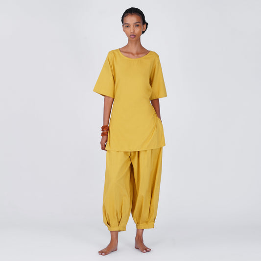 Chakra Matching Set - Women's Yoga Matching Set - Yellow