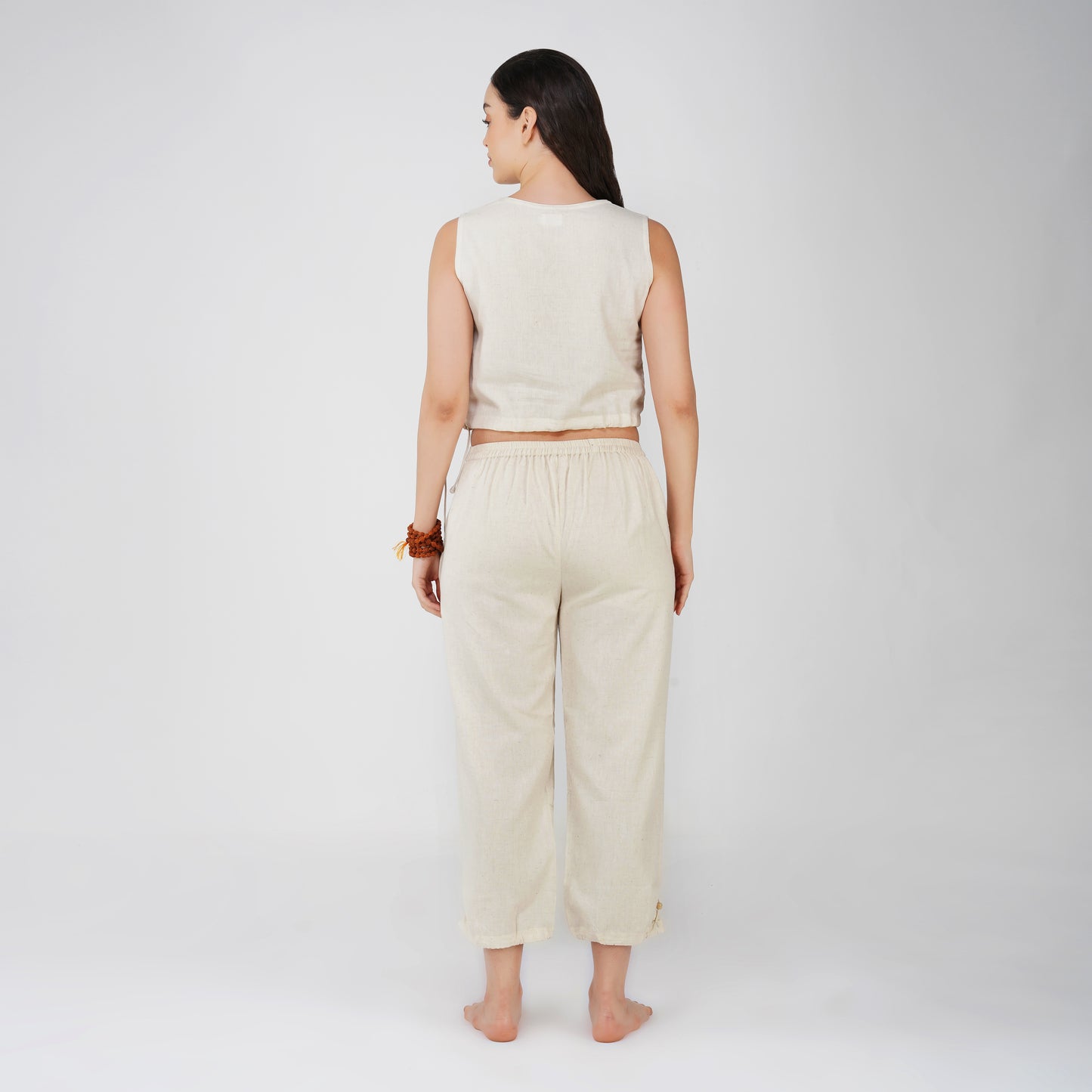Ananda Matching Set - Women's Yoga Matching Set - Unbleached