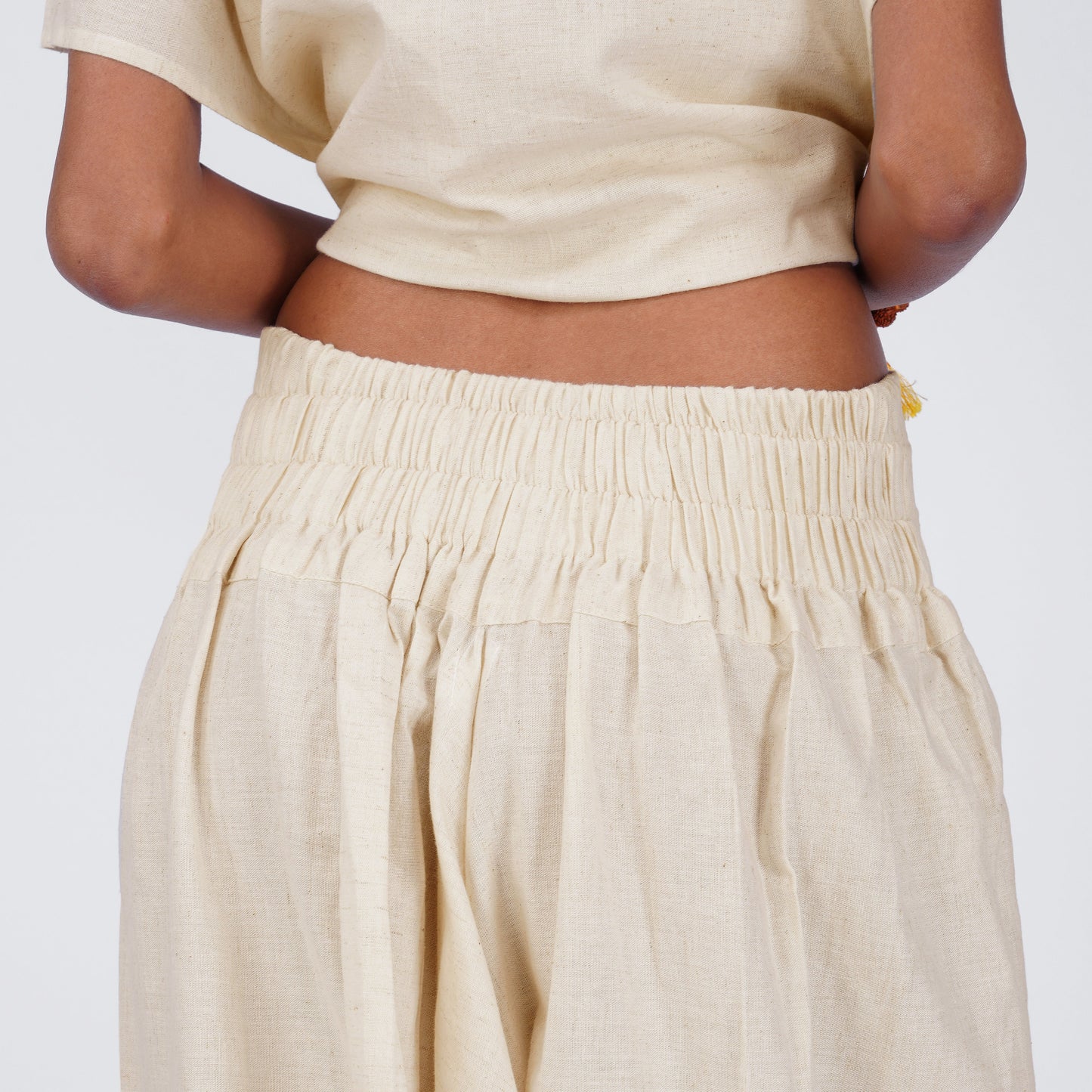 Shwet Pant - Women's Cotton Yoga Pants - Unbleached