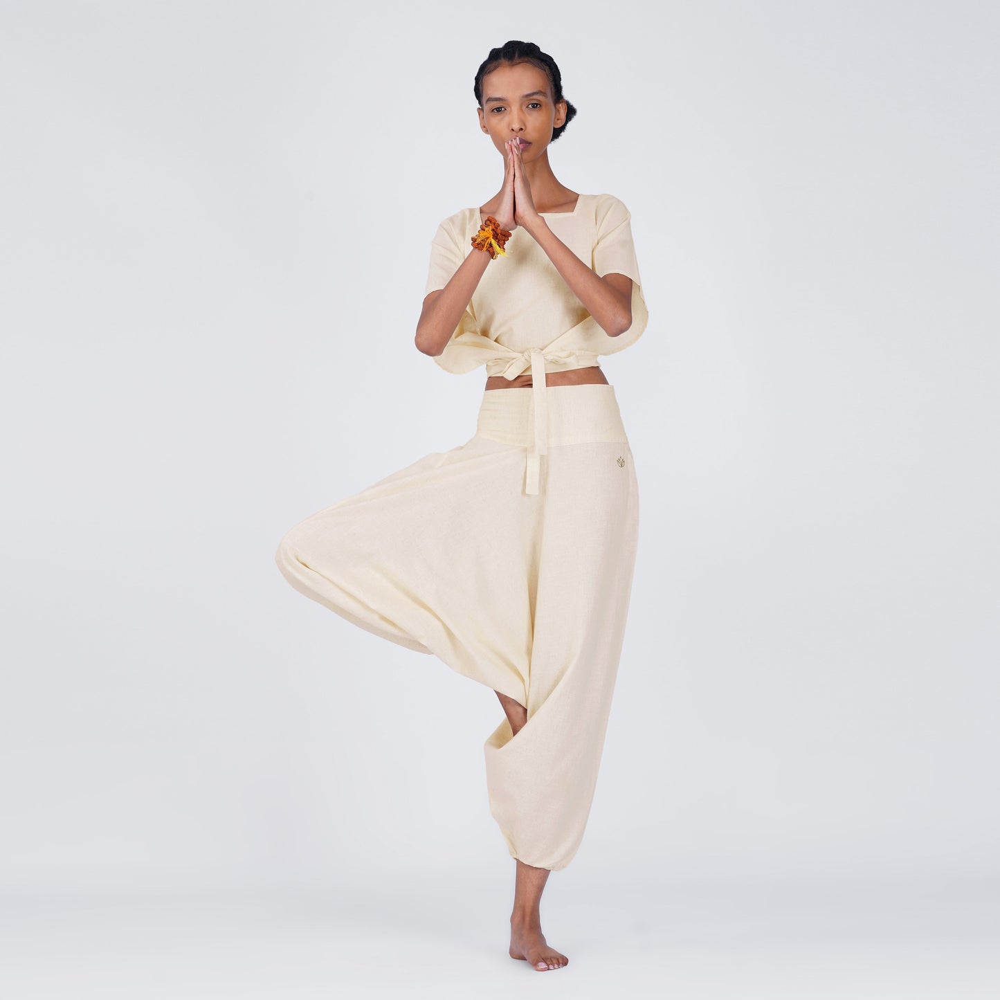 Shwet Matching Set - Women's Yoga Matching Set - Unbleached