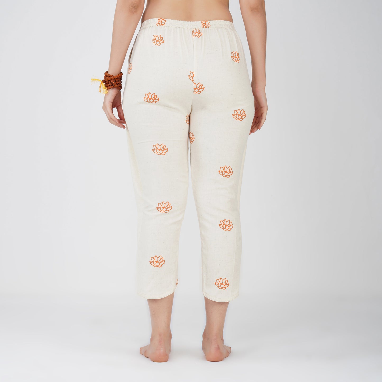 Surya Matching Set - Women's Cotton Yoga Matching Set - Hand Block Printed