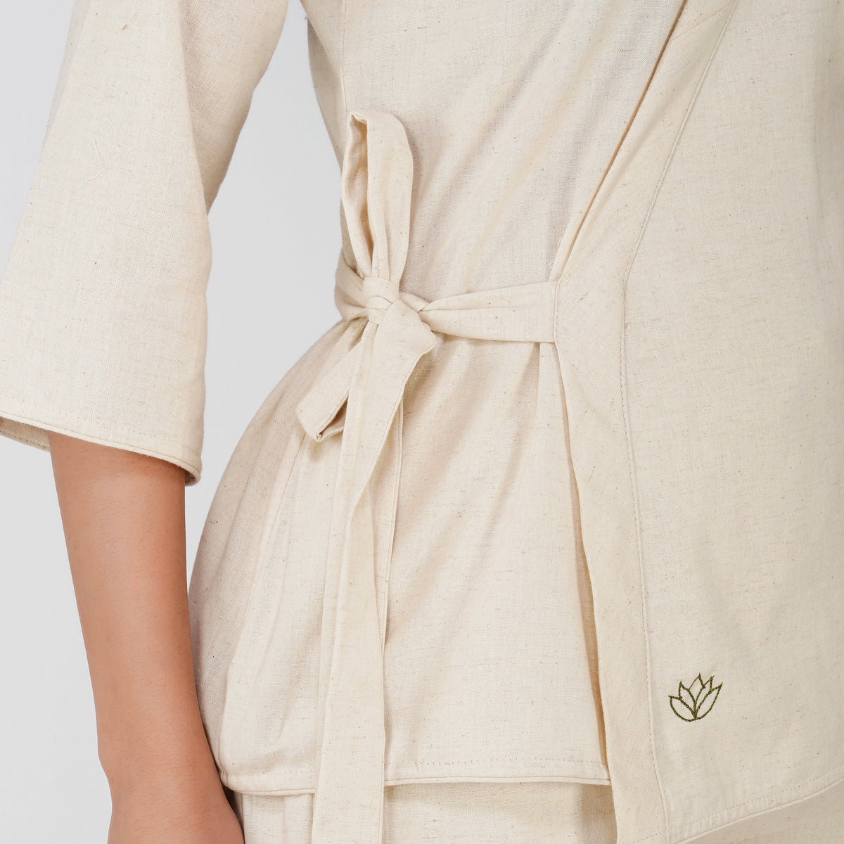 Dharma Matching Set - Women's Yoga Matching Set - Unbleached — view 2