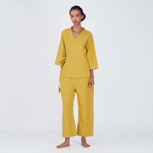 Dharma Matching Set - Women's Yoga Matching Set - Yellow