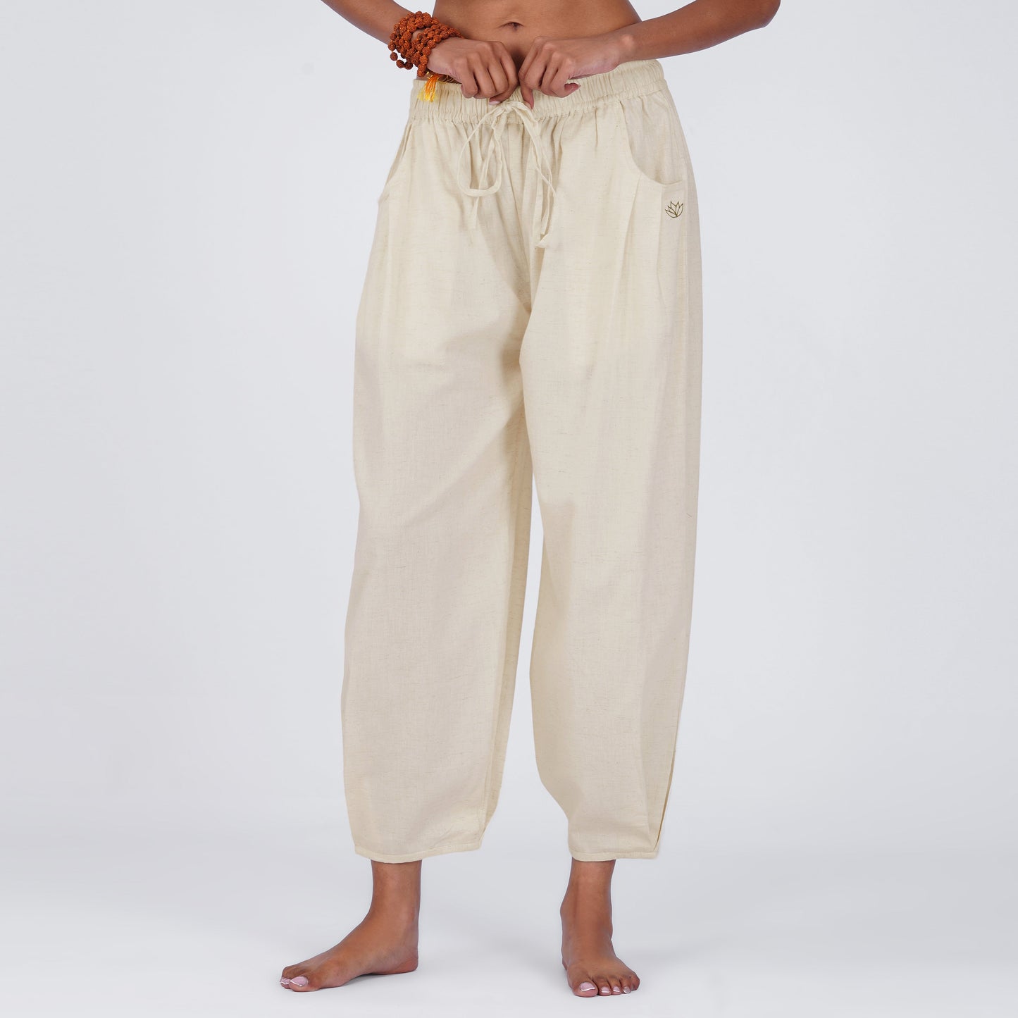 Soma Pant - Women's Cotton Yoga Pants - Unbleached