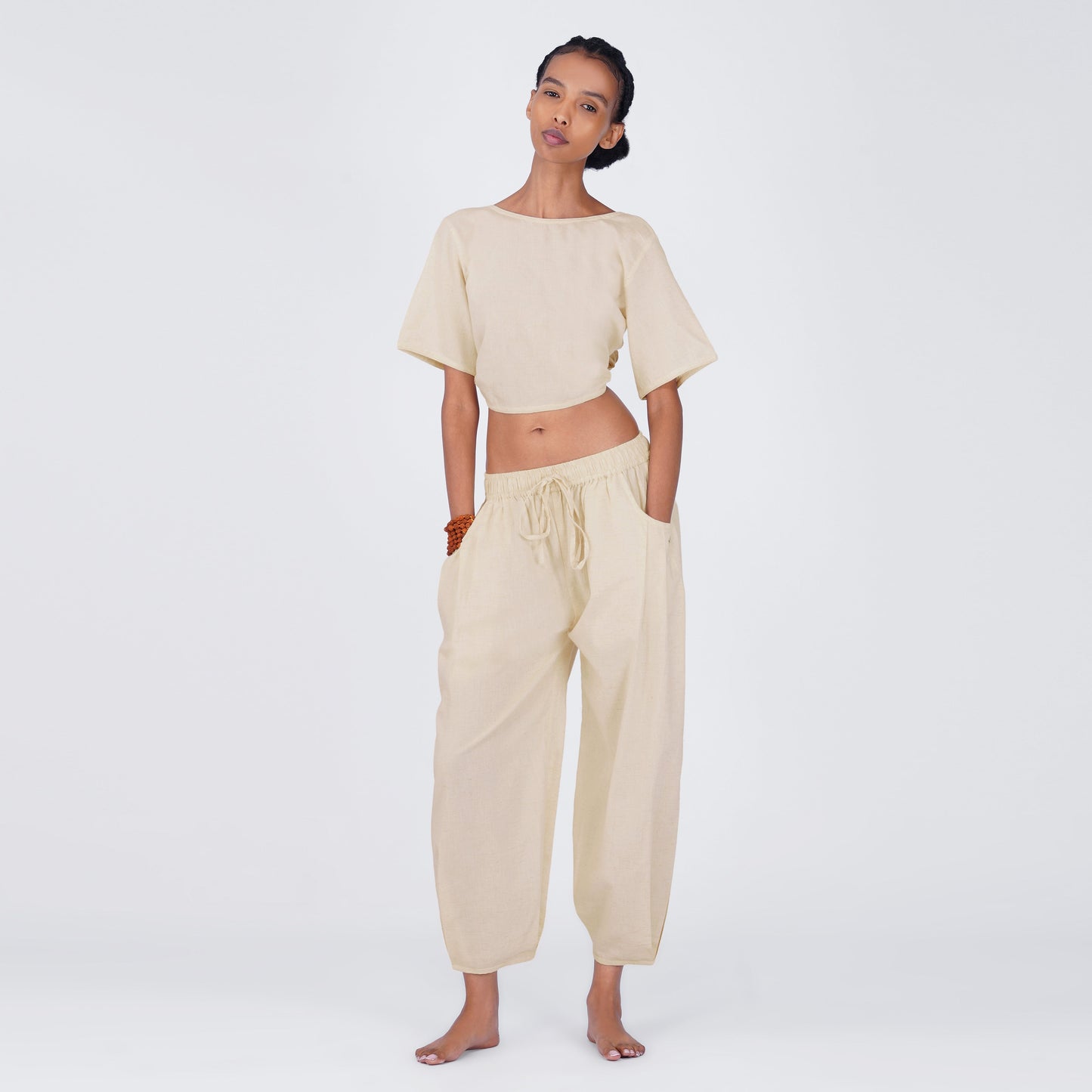 Soma Matching Set - Women's Yoga Matching Set - Unbleached