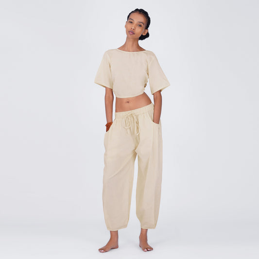 Soma Matching Set - Women's Yoga Matching Set - Unbleached