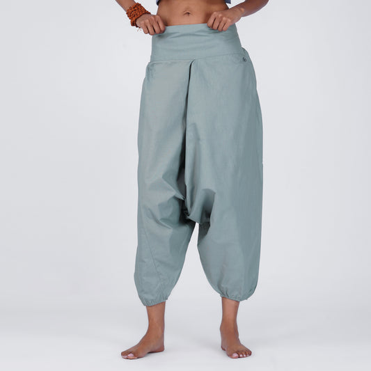 Shwet Pant - Women's Cotton Yoga Pants - Grey