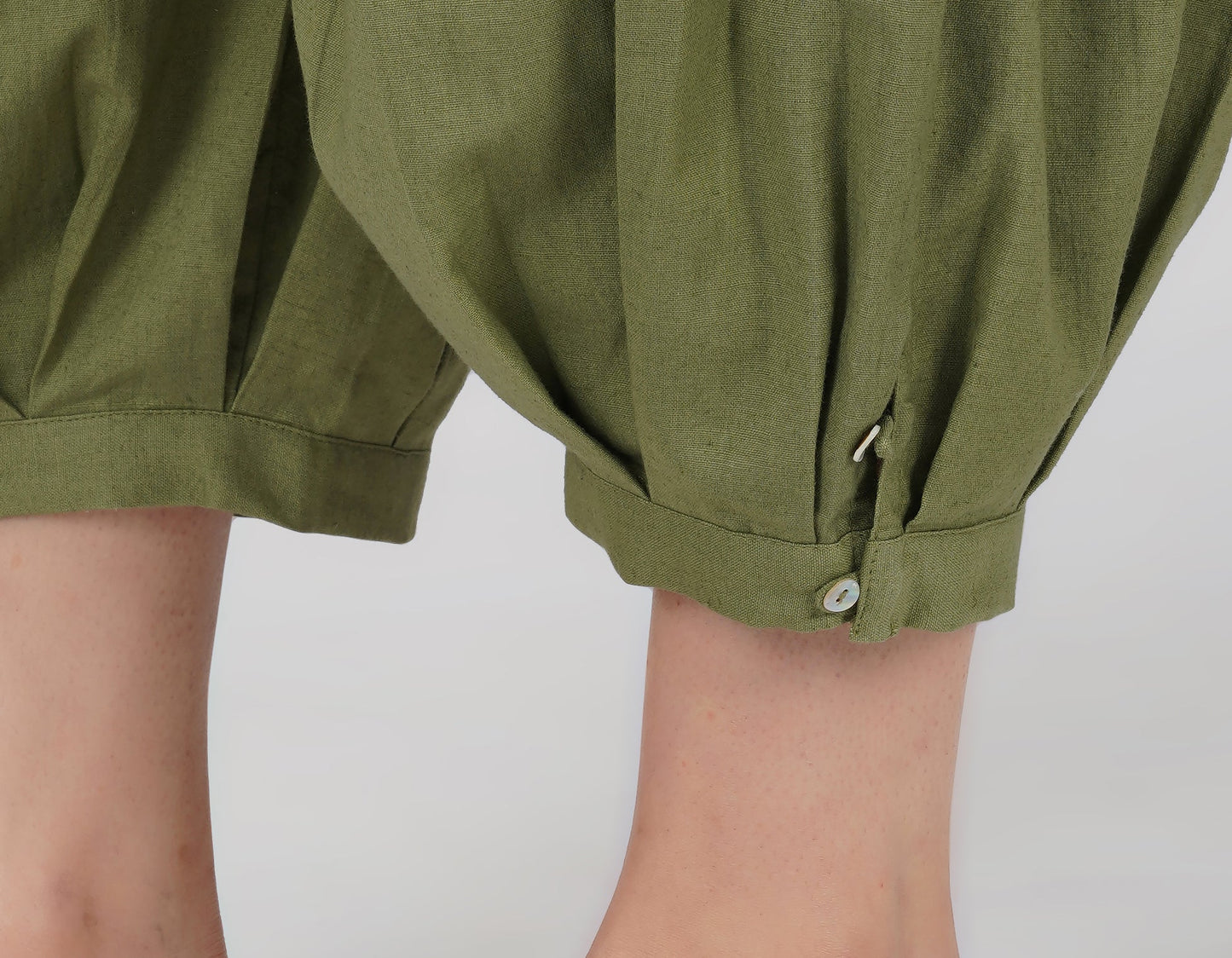 Chakra Pant - Women's Cotton Yoga Pants - Green