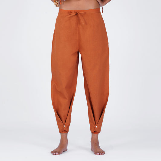 Chandra Pant - Women's Cotton Yoga Pants - Sienna