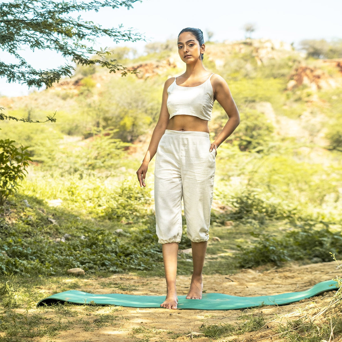 Prana Pant - Women's Cotton Yoga Pants - Unbleached — view 4