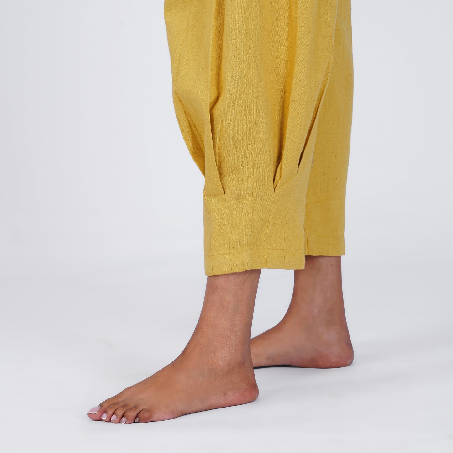 Tara Pant - Women's Cotton Yoga Pants - Yellow