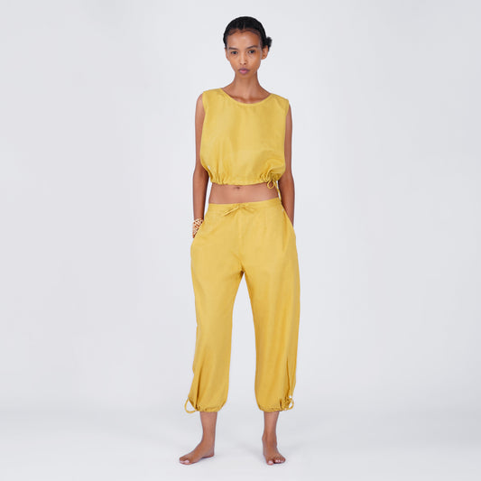 Ananda Matching Set - Women's Yoga Matching Set - Yellow