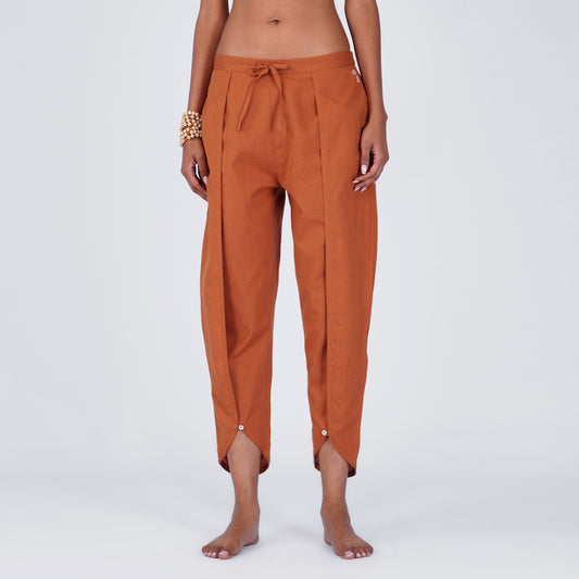 Surya Pant - Women's Cotton Yoga Pants - Sienna