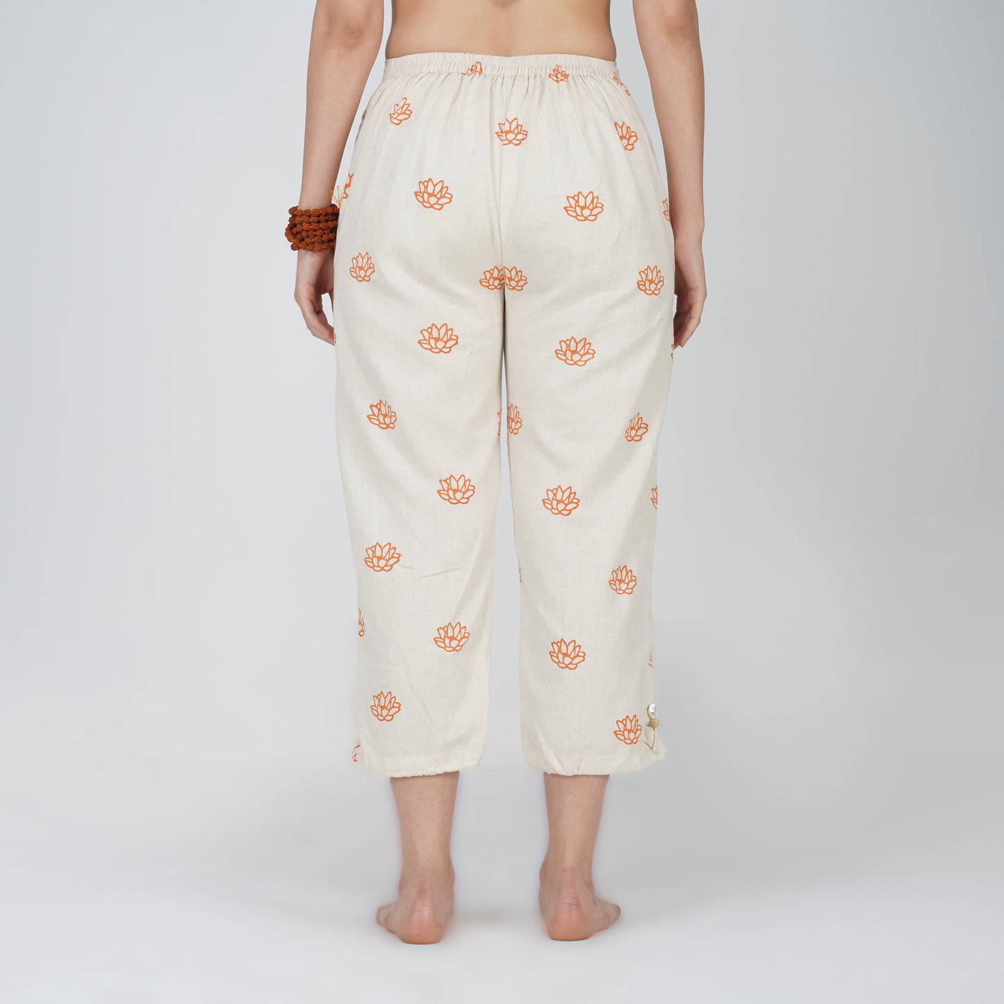 Ananda Matching Set - Women's Cotton Yoga Matching Set - Hand Block Printed