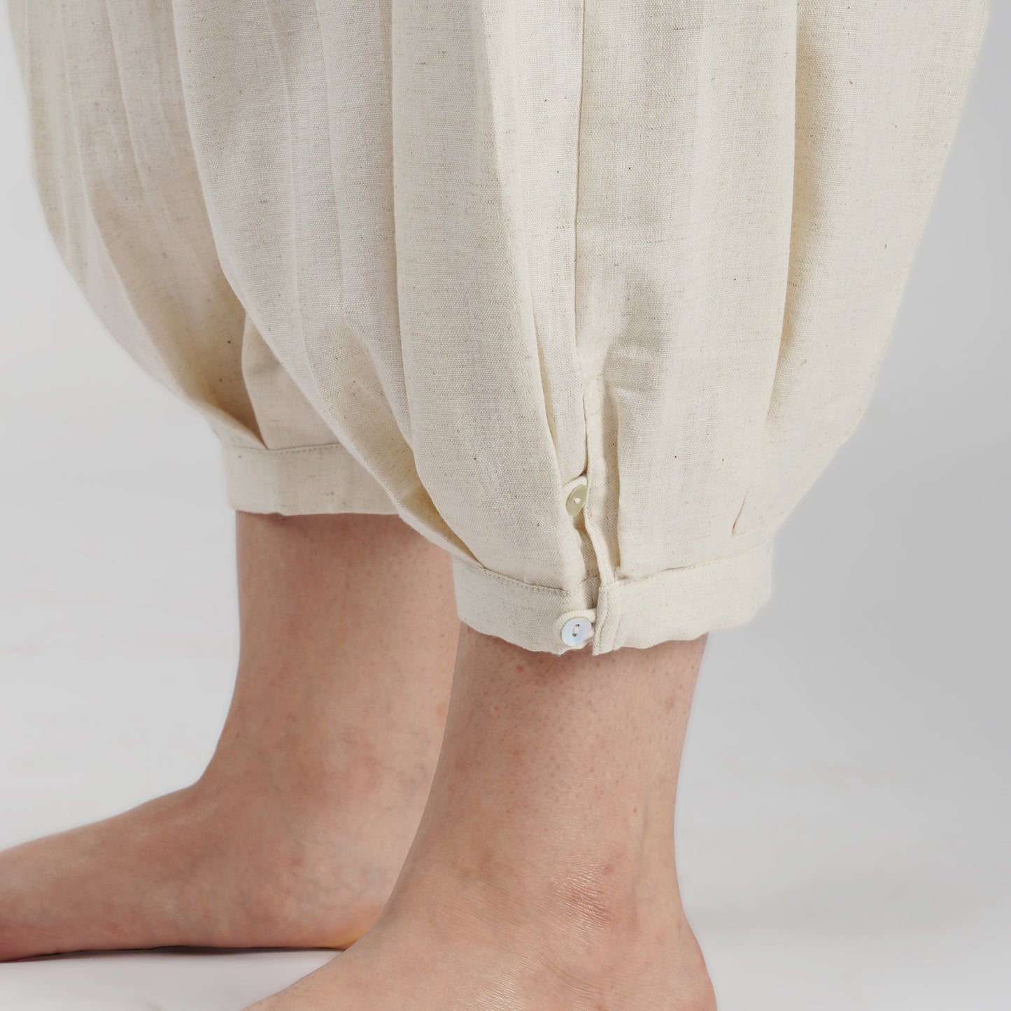 Chakra Pant - Women's Cotton Yoga Pants - Unbleached