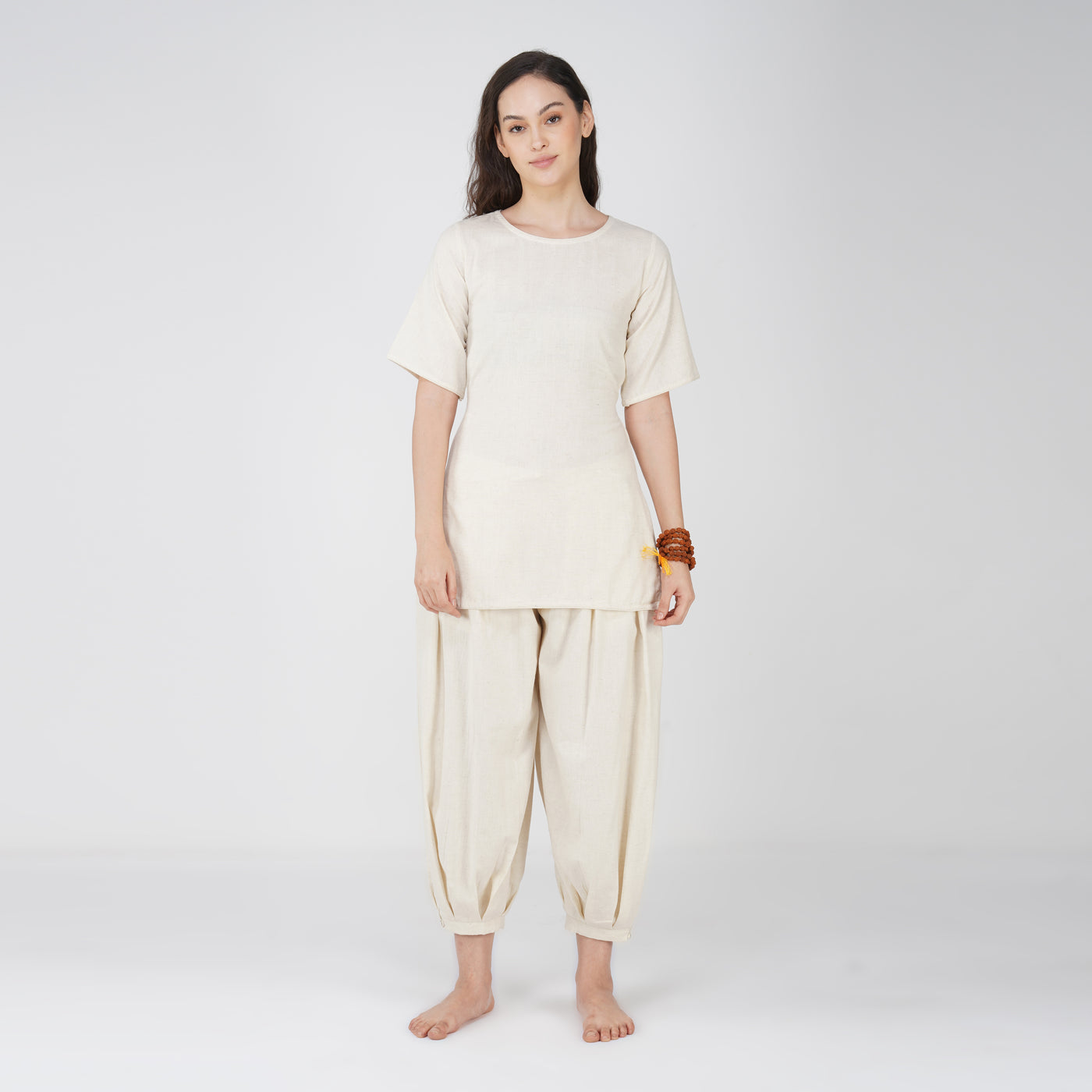 Chakra Matching Set - Women's Yoga Matching Set - Unbleached — view 1