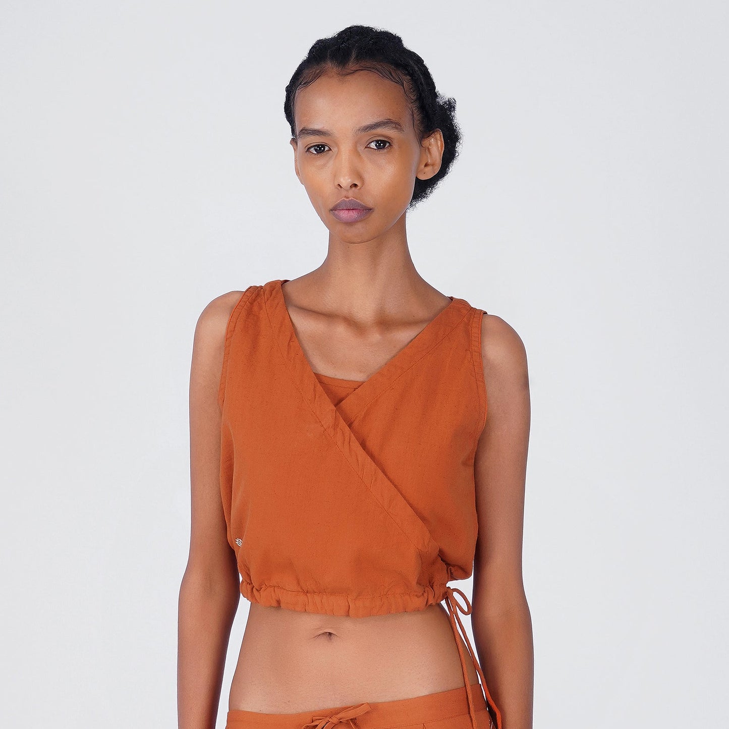 Sama Top - Women's Cotton Yoga Top - Sienna
