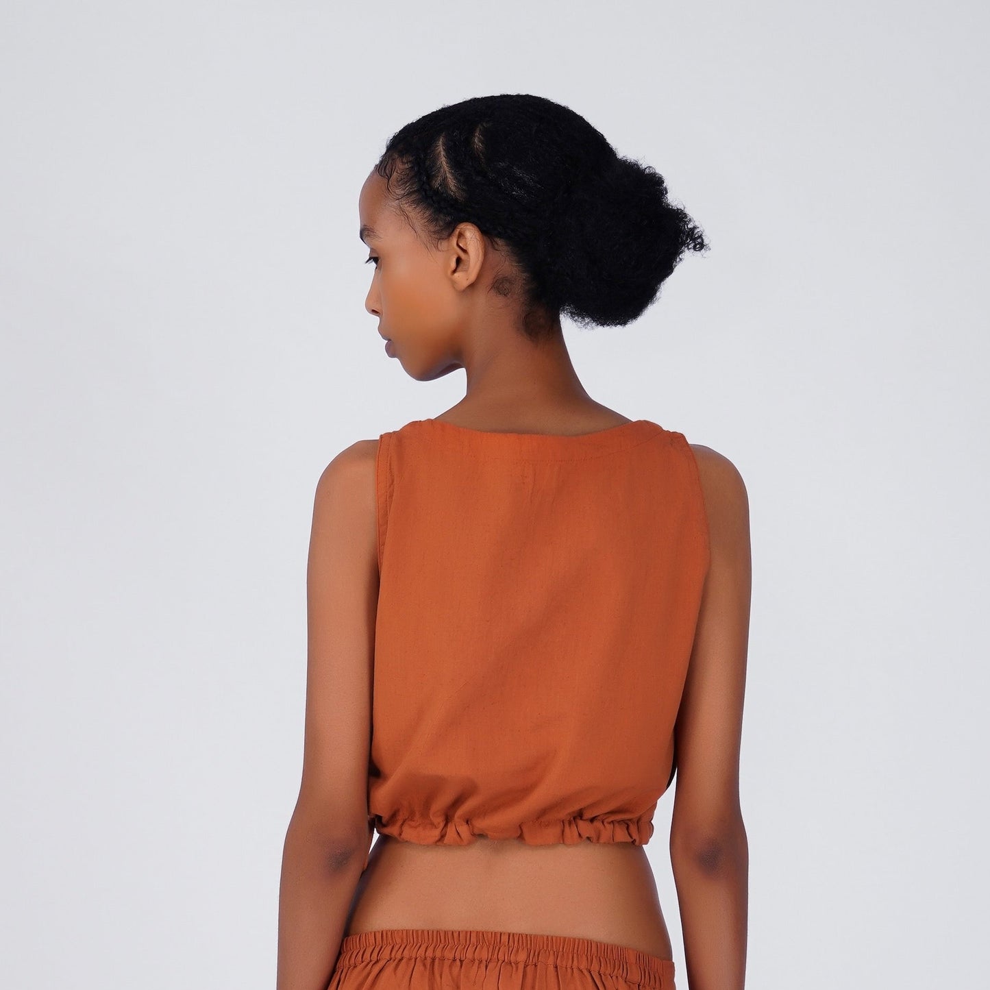 Sama Top - Women's Cotton Yoga Top - Sienna