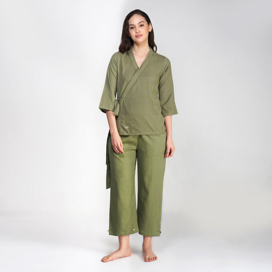 Tara Pant - Women's Cotton Yoga Pants - Sienna
