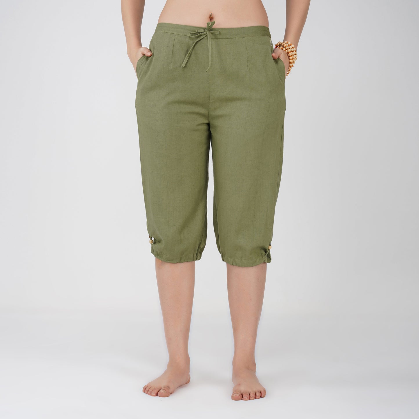 Prana Pant - Women's Cotton Yoga Pants - Green