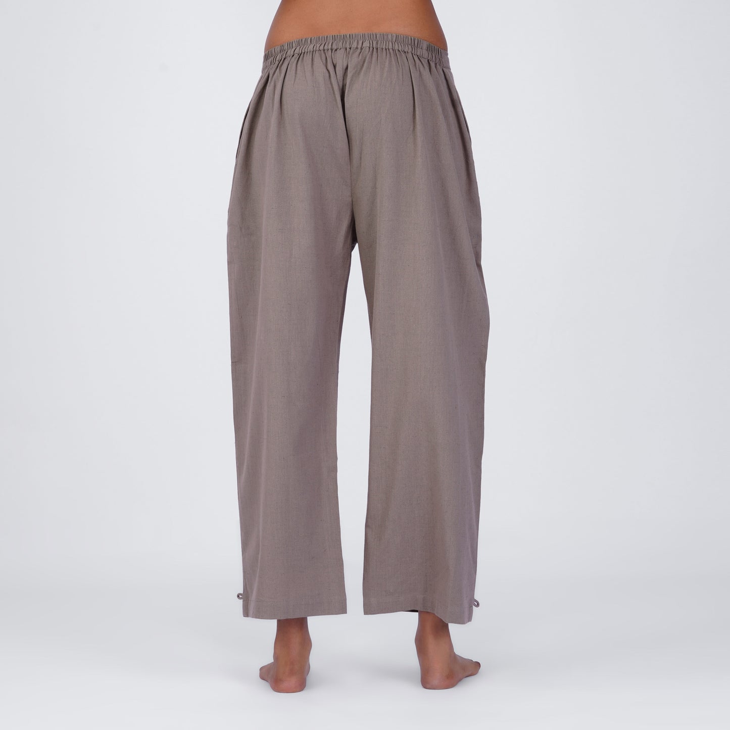 Chandra Pant - Women's Cotton Yoga Pants - Muted Plum
