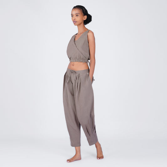 Sama Matching Set - Women's Yoga Matching Set - Muted Plum