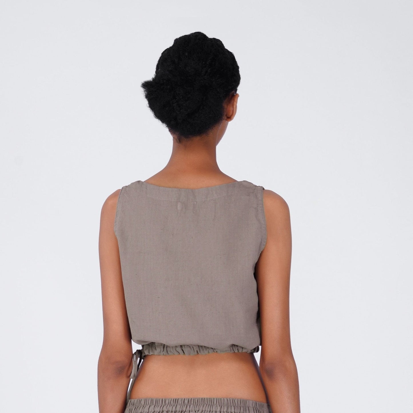 Sama Top - Women's Cotton Yoga Top - Muted Plum