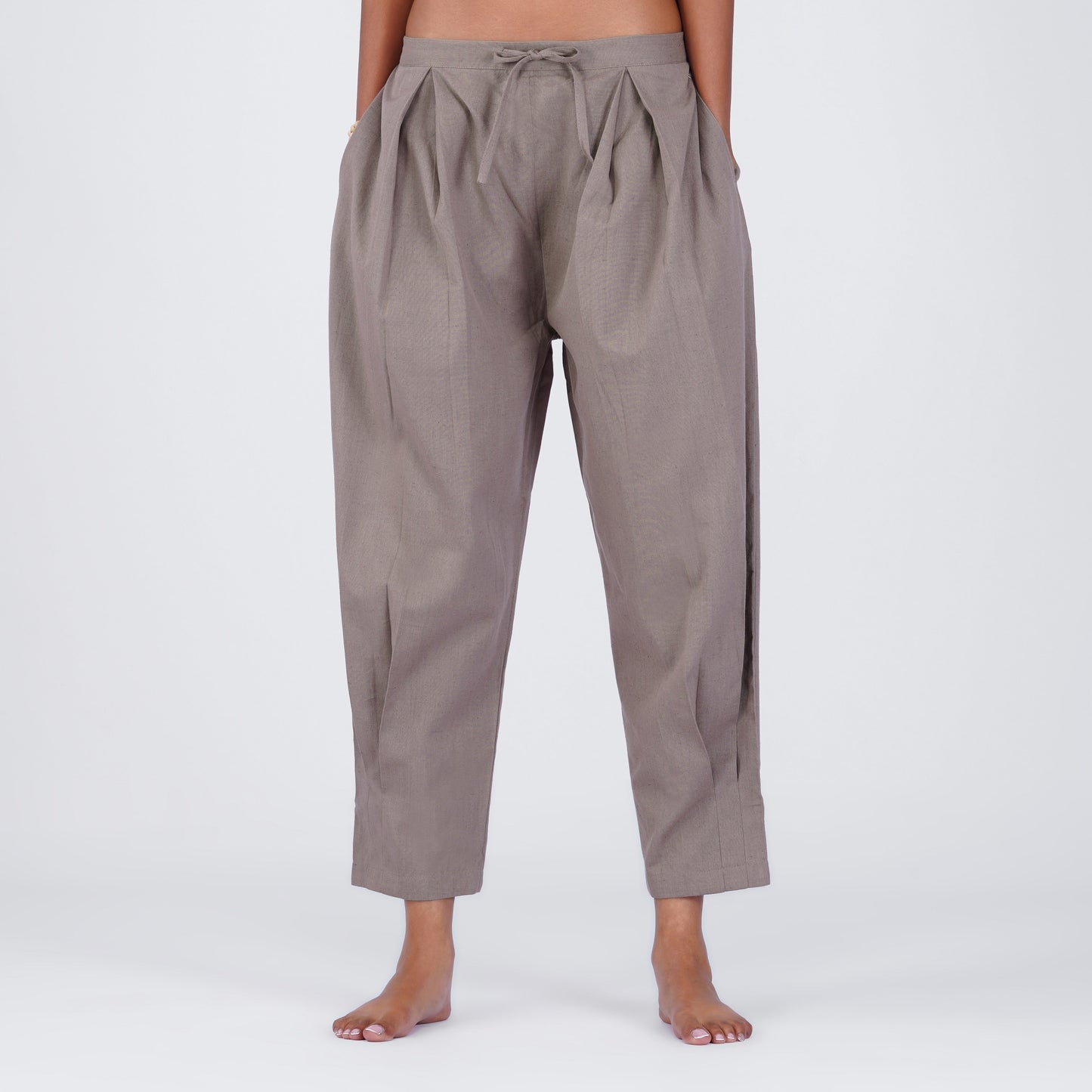 Tara Pant - Women's Cotton Yoga Pants - Muted Plum