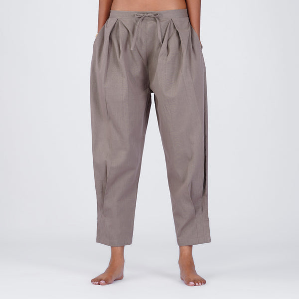 Tara Pant - Women's Cotton Yoga Pants - Muted Plum