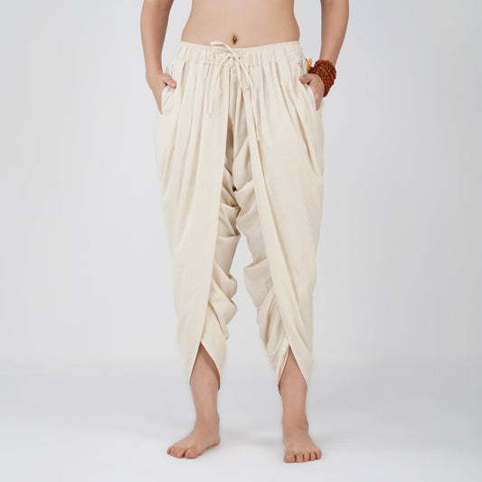 Akasha Pant - Women's Cotton Yoga Pants - Unbleached