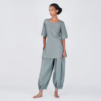 Chakra Matching Set - Women's Yoga Matching Set - Grey