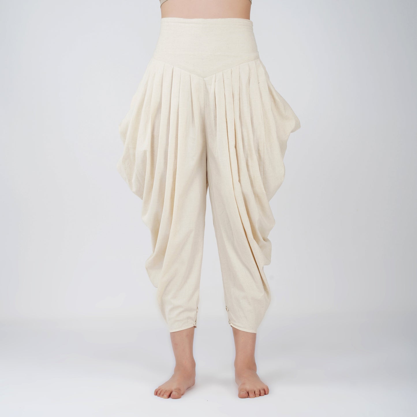 Buddhi Pant - Women's Cotton Yoga Pants - Unbleached