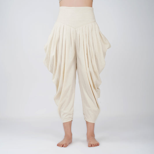 Buddhi Pant - Women's Cotton Yoga Pants - Unbleached