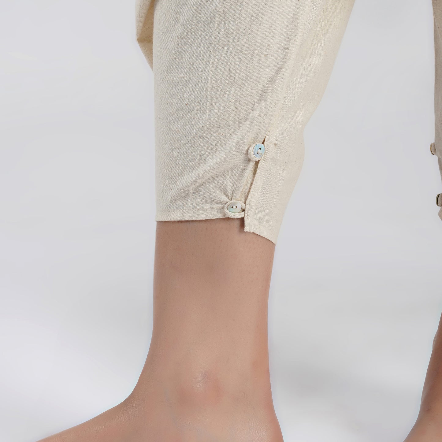 Buddhi Pant - Women's Cotton Yoga Pants - Unbleached