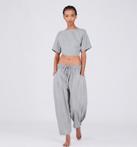 Soma Matching Set - Women's Yoga Matching Set - Grey