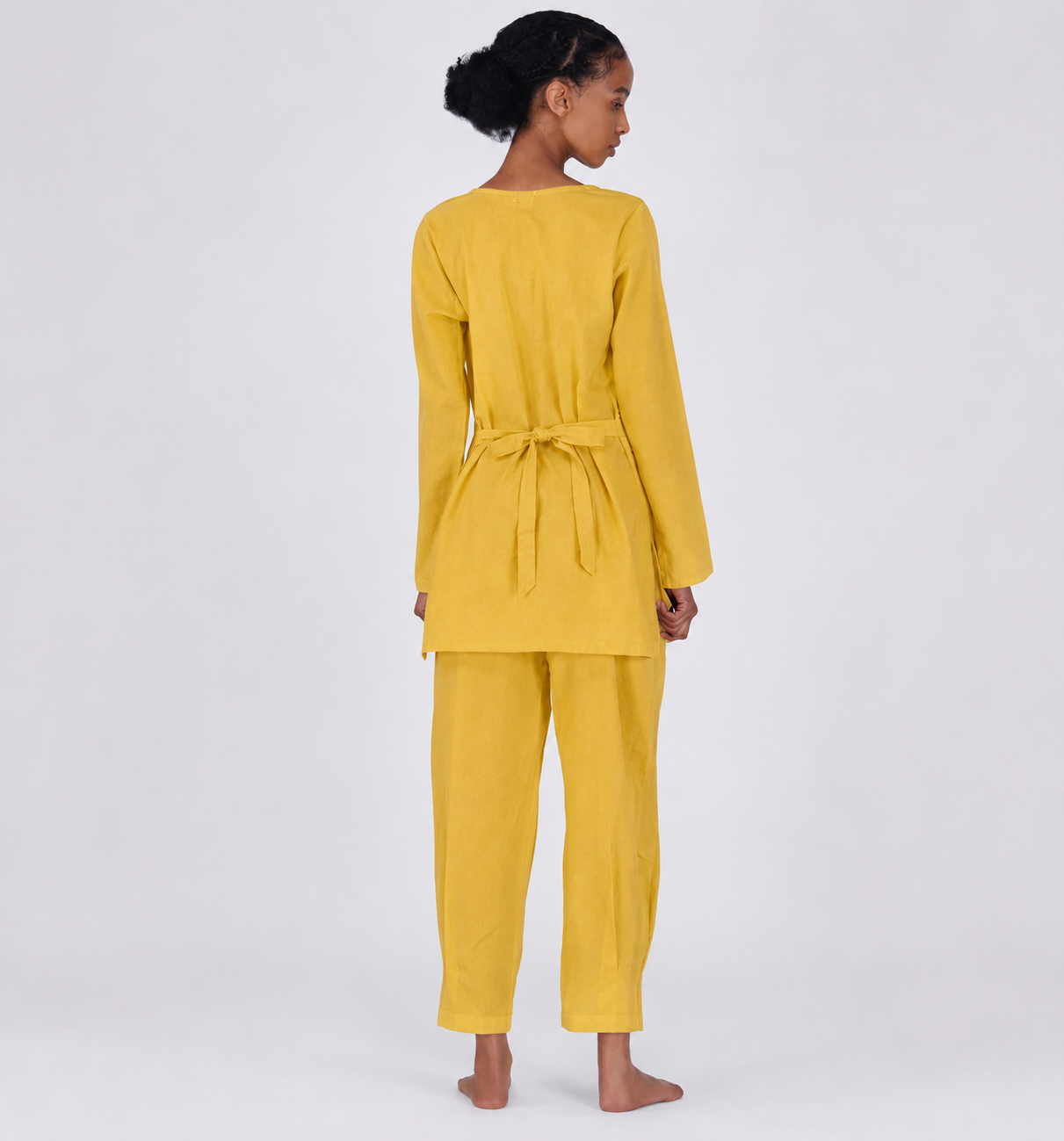 Tara Matching Set - Women's Yoga Matching Set - Yellow
