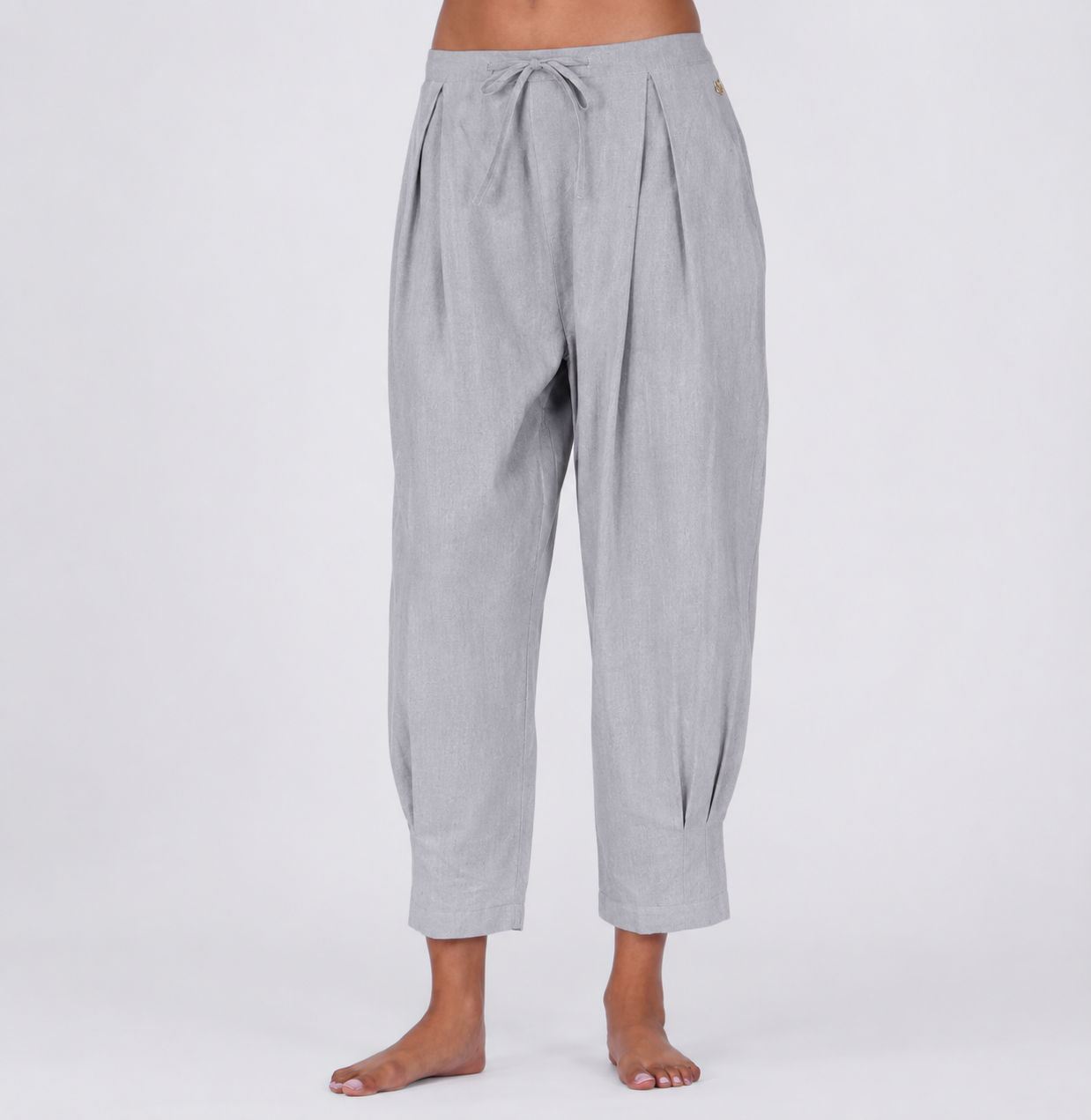 Tara Pant - Women's Cotton Yoga Pants - Grey