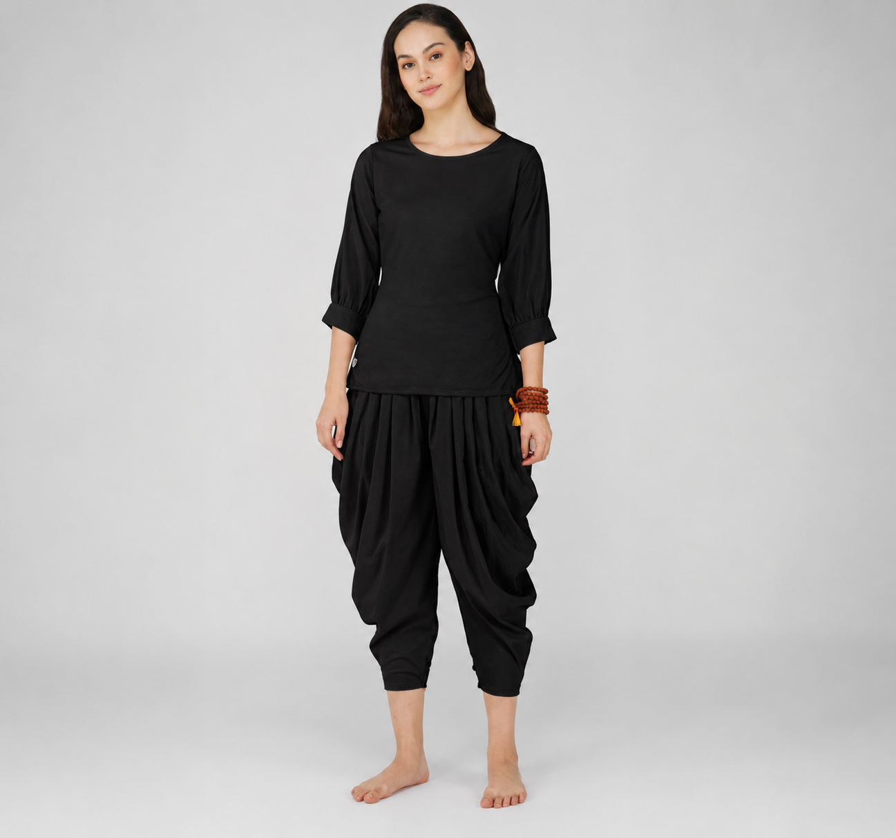 Buddhi Matching Set - Women's Yoga Matching Set - Black
