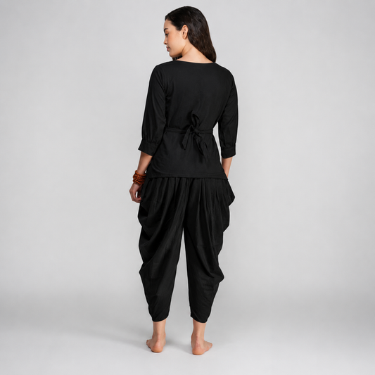 Buddhi Matching Set - Women's Yoga Matching Set - Black