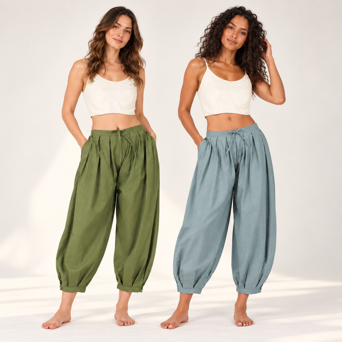 Chakra Yoga Pants - Set of 2 (Multi-colour Pack) — view 1