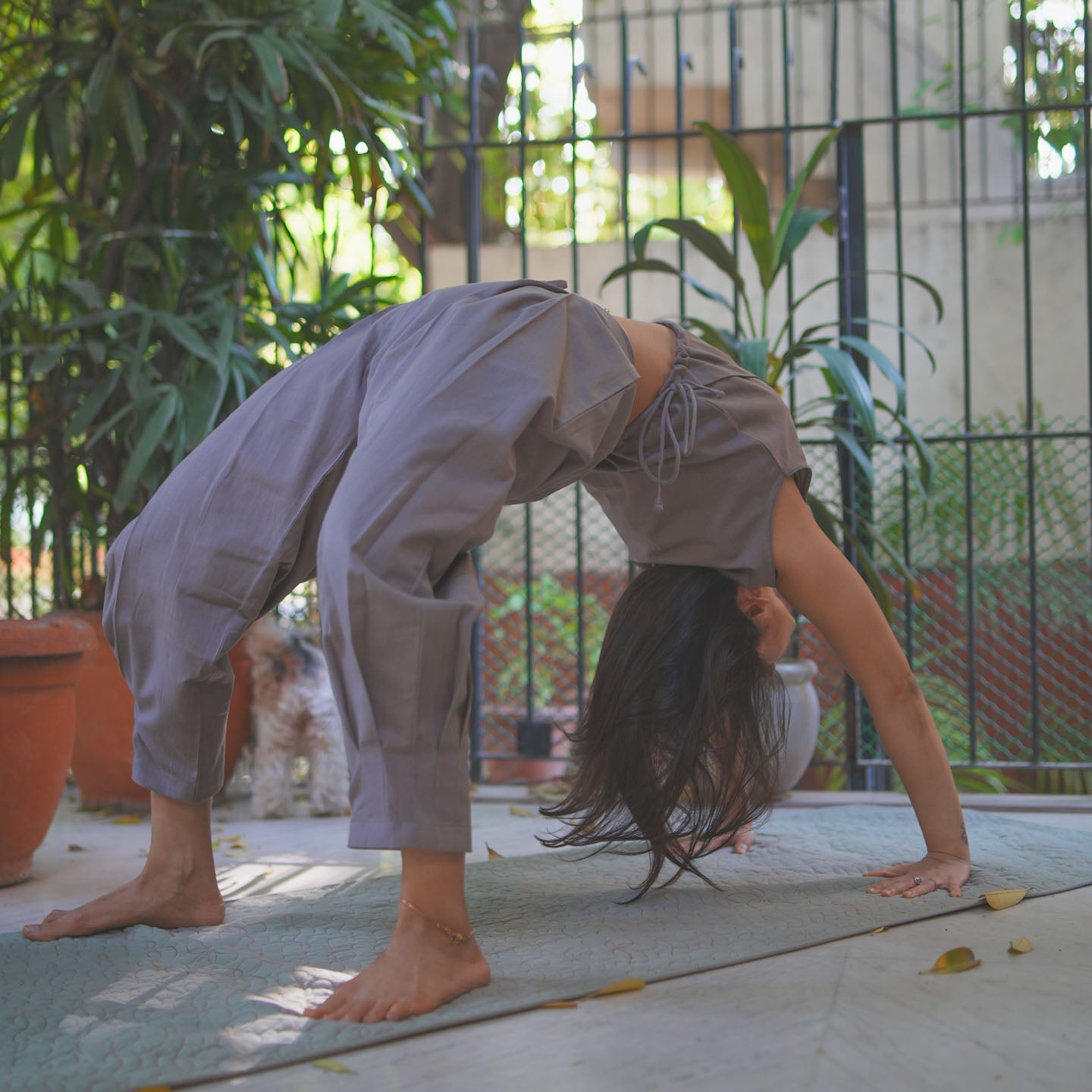Sama Matching Set - Women's Yoga Matching Set - Muted Plum