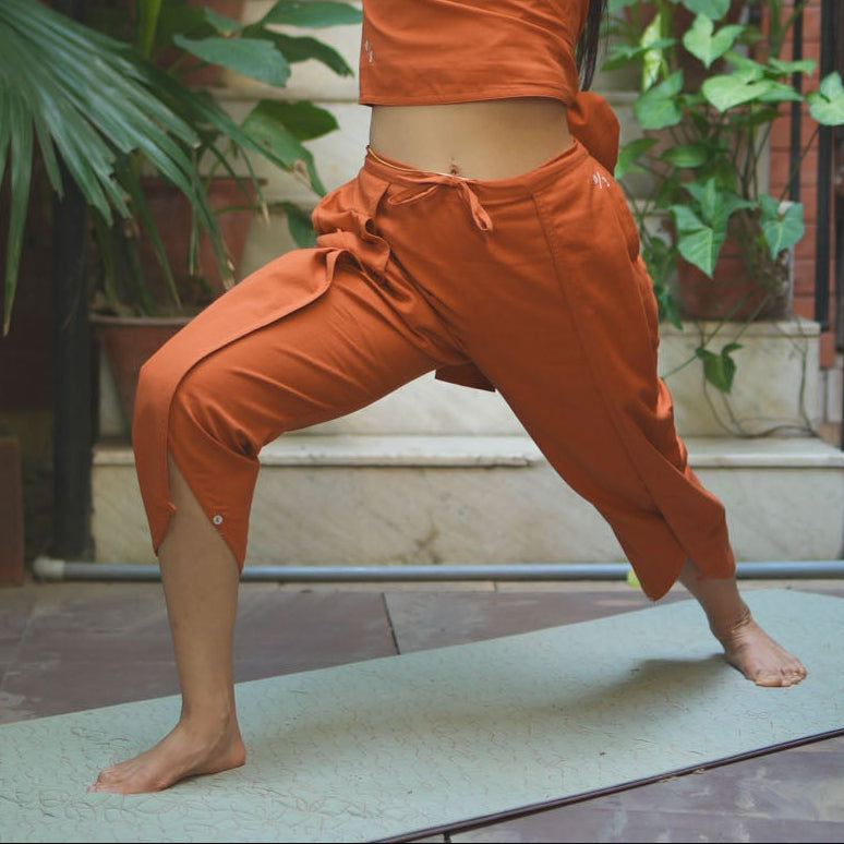 Surya Pant - Women's Cotton Yoga Pants - Sienna